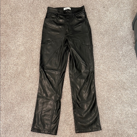 Abercrombie Vegan Leather Pants